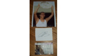 Amelie Mauresmo Signature & 8x10 Wimbledon Photo!